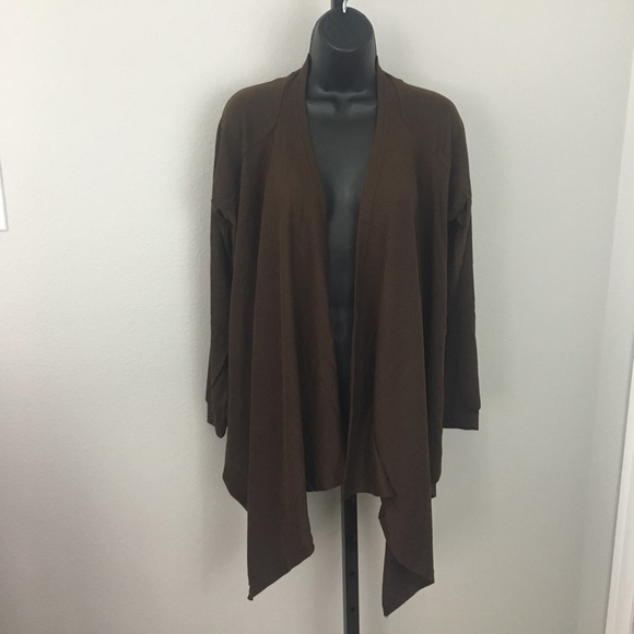 Brown waterfall sweater - Picture 1 of 8